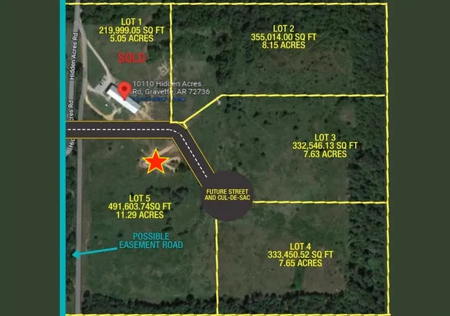 3rd image of Lot 5 Amelia Ct, Gravette, AR 72736 | MLS# 1345024