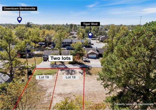 Photo 1 of Land for sale at 802 Nw 13th Street, Bentonville, AR 72712 | MLS# 1347713 | Listing updated on 2026-05-26