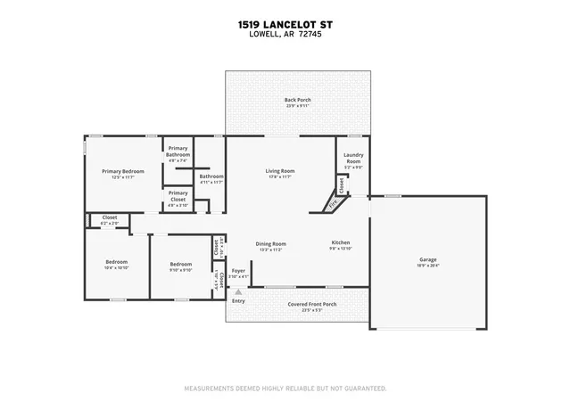 33rd image of 1519 Lancelot St, Lowell, AR 72745 | MLS# 1349162