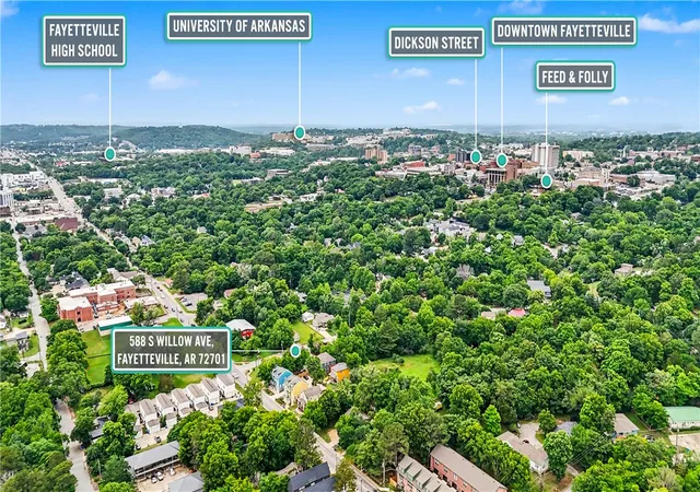 Homes for sale in Fayetteville, AR | 588 S Willow Ave #2, Fayetteville, AR 72701 | MLS# 1351032