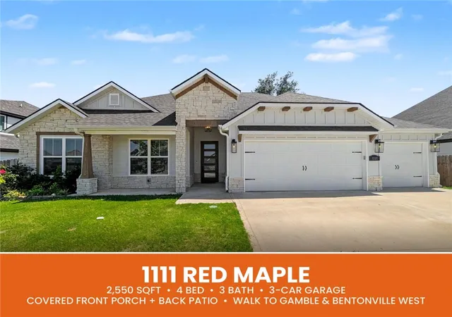 Homes for sale in Centerton, AR | 1111 Red Maple St, Centerton, AR 72719 | MLS# 1351363