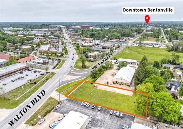 Photo 1 of Land for sale at 1601 Sw A St, Bentonville, AR 72712 | MLS# 1352112 | Listing updated on 2026-06-16