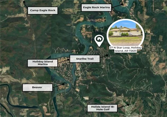 Photo 3 of Single family home for sale at 27 N Star Loop, Holiday Island, AR 72631 | MLS# 1352732 | Listing updated on 2026-09-25