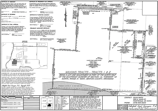 Photo 4 of Land for sale at Brown Rd, Cave Springs, AR 72718 | MLS# 1354554 | Listing updated on 2026-07-14
