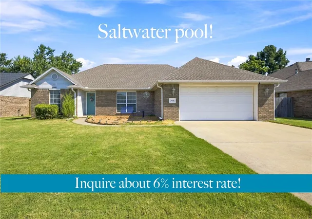 Photo 1 of Single family home for sale at 3601 W Mockingbird Ln, Rogers, AR 72756 | MLS# 1358624 | Listing updated on 2026-10-05