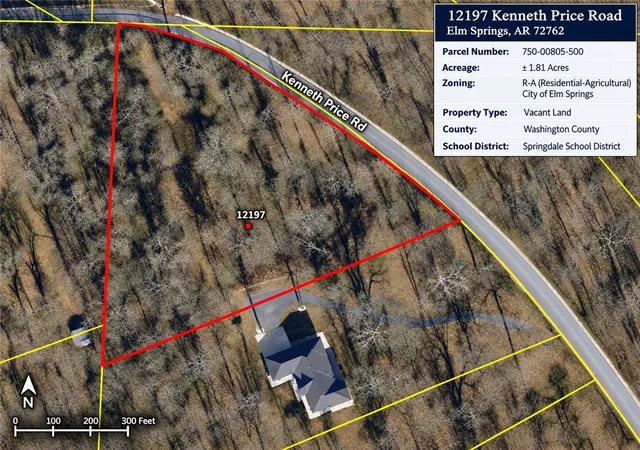 Photo 1 of Land for sale at 12197 Kenneth Price Rd, Springdale, AR 72762 | MLS# 1362306 | Listing updated on 2026-09-17