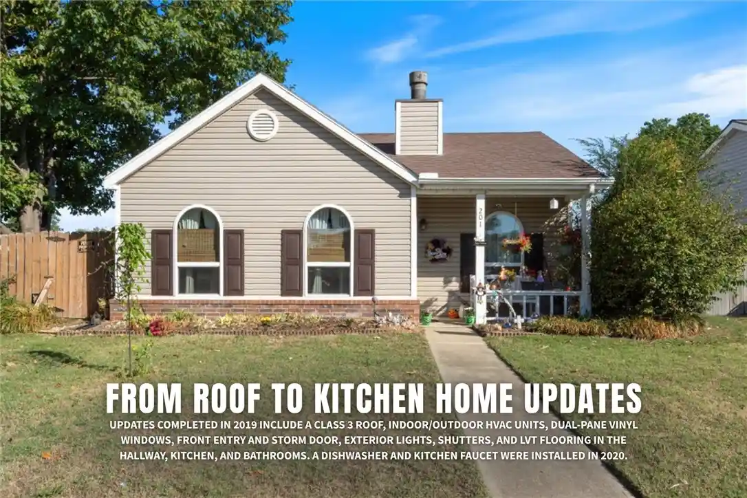 Photo 1 of Single family home for sale at 201 Se 18th Street, Bentonville, AR 72712 | MLS# 1365136 | Listing updated on 2026-10-28