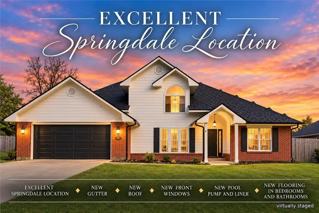 Photo 1 of Single family home for sale at 3939 Tara St, Springdale, AR 72762 | MLS# 1366280 | Listing updated on 2026-10-29