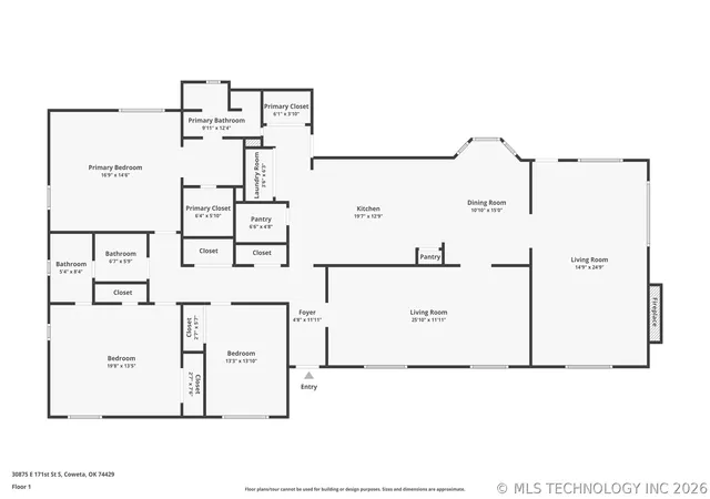 2nd image of 30875 E 171st St S, Coweta, OK 74429 | MLS# 2546631