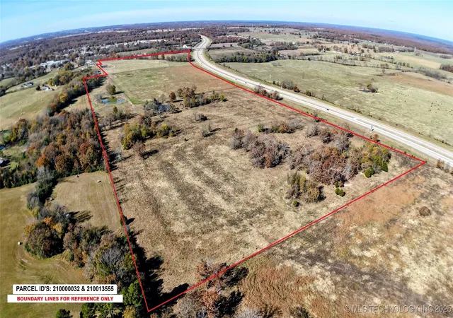 Photo 3 of Land for sale at S 610 Road, Kansas, OK 74347 | MLS# 2546655 | Listing updated on 2026-04-07