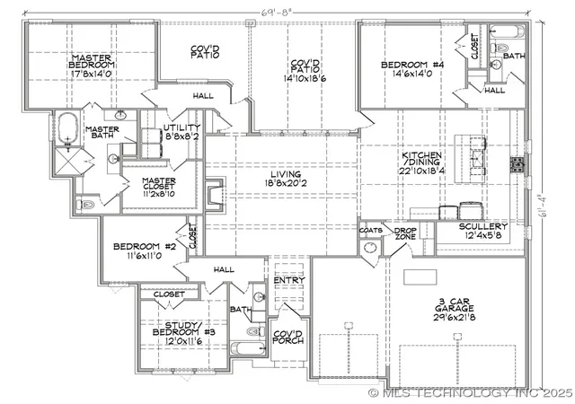 Photo 3 of Single family home for sale at 2803 W Tucson Ct, Broken Arrow, OK 74011 | MLS# 2546693 | Listing updated on 2026-09-01