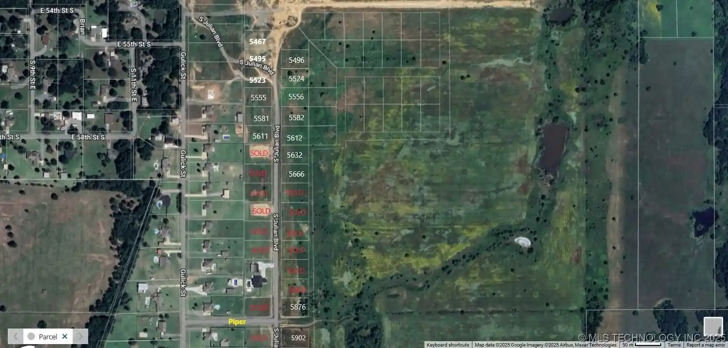 Land for sale at 5496 S Julian Blvd, Muskogee, OK 74403 | MLS# 2549807