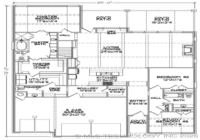 2nd image of 2605 W Twin Oaks St, Broken Arrow, OK 74011 | MLS# 2550836