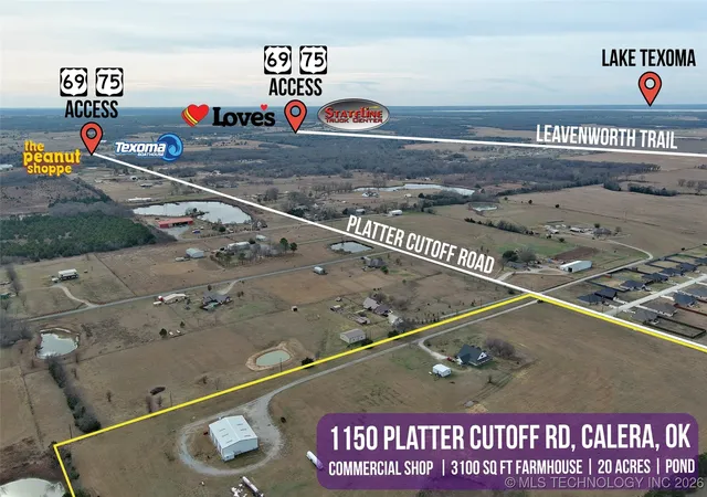 Homes for sale in Calera, OK | 1150 Platter Cutoff, Calera, OK 74730 | MLS# 2600033