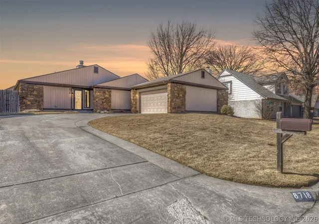 Photo 1 of Single family home for sale at 8718 S 72nd Eastavenue, Tulsa, OK 74133 | MLS# 2606968 | Listing updated on 2026-05-18