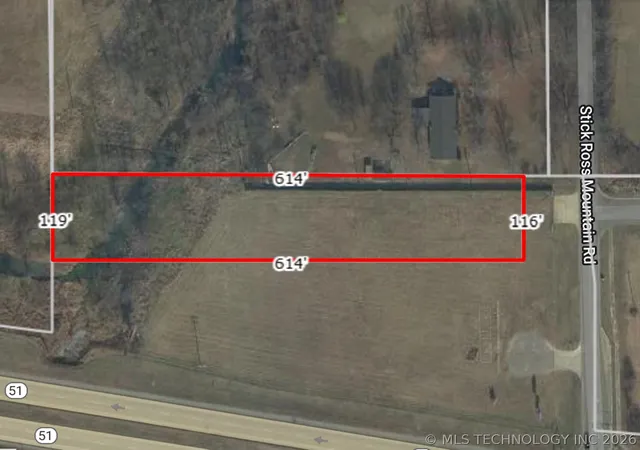 Photo 4 of Land for sale at 1700 Stickross Mountain Rd, Tahlequah, OK 74464 | MLS# 2608849 | Listing updated on 2026-03-13