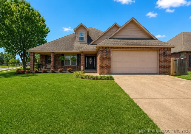 Photo 1 of Single family home for sale at 14560 Jordan Ct, Glenpool, OK 74033 | MLS# 2608843 | Listing updated on 2026-08-24