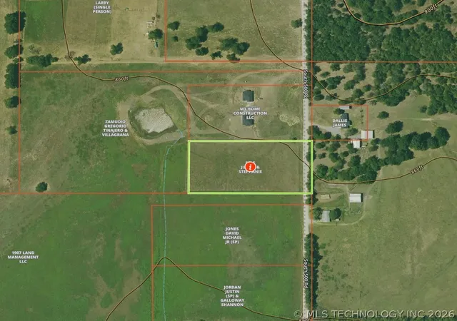 Photo 3 of Land for sale at 16931 W 829 Road, Tahlequah, OK 74464 | MLS# 2610909 | Listing updated on 2026-07-31