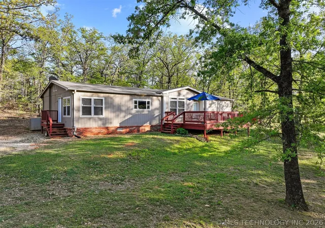 Photo 1 of Manufactured home for sale at 10631 Vacation Dr, Kingston, OK 73439 | MLS# 2611409 | Listing updated on 2026-08-20