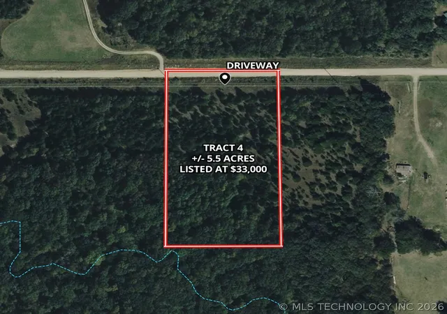 Photo 4 of Land for sale at 4 E 1180 Road, Okemah, OK 74859 | MLS# 2612238 | Listing updated on 2026-08-28