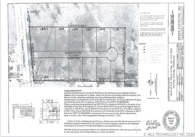 3rd image of State Hwy 77s, Davis, OK 73030 | MLS# 2612919