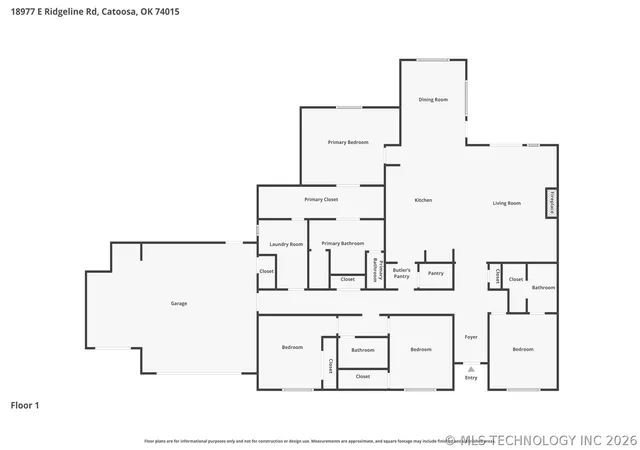 51st image of 18977 E Ridgeline Rd, Catoosa, OK 74015 | MLS# 2613744