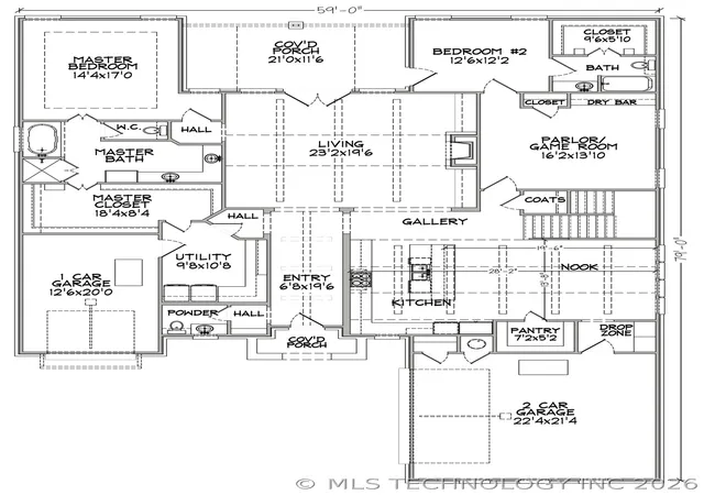 2nd image of 1402 Oakhurst Cir, Claremore, OK 74017 | MLS# 2614691