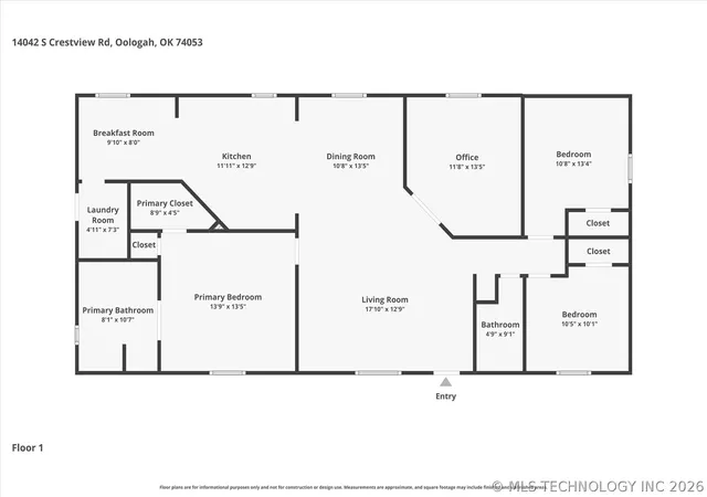 Homes for sale in Oologah, OK | 14042 S Crestview Rd, Oologah, OK 74053 | MLS# 2613941