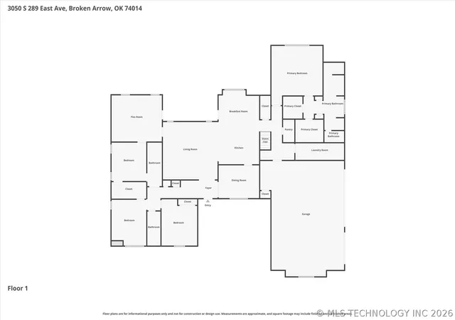 55th image of 3050 S 289th Eastavenue, Broken Arrow, OK 74014 | MLS# 2617991