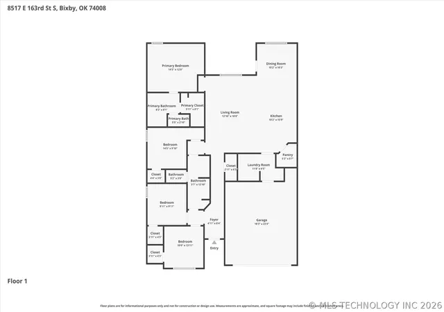 Photo 39 of Single family home for sale at 8517 E 163rd Street S, Bixby, OK 74008 | MLS# 2620444 | Listing updated on 2026-08-20