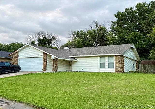 Photo 1 of Single family home for sale at 14806 E 33rd Street, Tulsa, OK 74134 | MLS# 2620887 | Listing updated on 2026-08-23