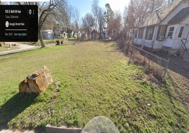 Photo 1 of Land for sale at 105 S 36th Avenue W, Tulsa, OK 74127 | MLS# 2621383 | Listing updated on 2026-08-20
