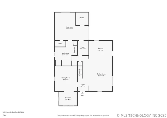 67th image of 809 S Park St, Sapulpa, OK 74066 | MLS# 2621141