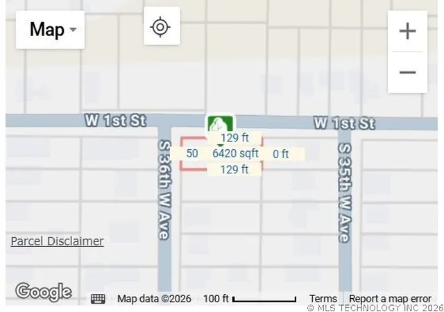 Photo 3 of Land for sale at 103 S 36th Avenue W, Tulsa, OK 74127 | MLS# 2621817 | Listing updated on 2026-08-20