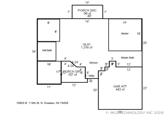 Homes for sale in Owasso, OK | 10803 E 112th St, Owasso, OK 74055 | MLS# 2616907