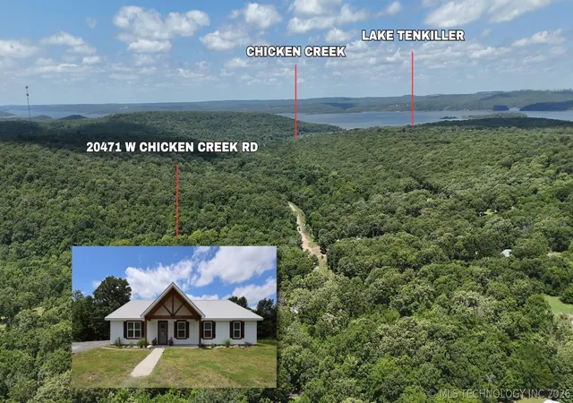 1st image of 20471 W Chicken Creek Rd, Cookson, OK 74427 | MLS# 2622513