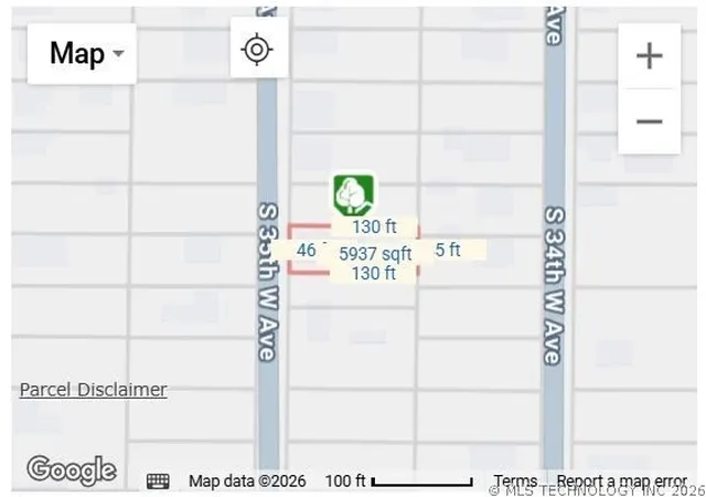 Photo 3 of Land for sale at 125 S 35th Avenue W, Tulsa, OK 74127 | MLS# 2623090 | Listing updated on 2026-08-20