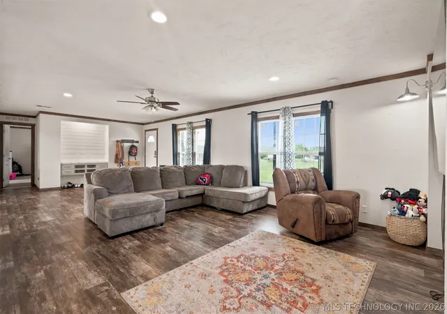 Photo 3 of Manufactured home for sale at 17762 Harreld Rd, Beggs, OK 74421 | MLS# 2621662 | Listing updated on 2026-09-17