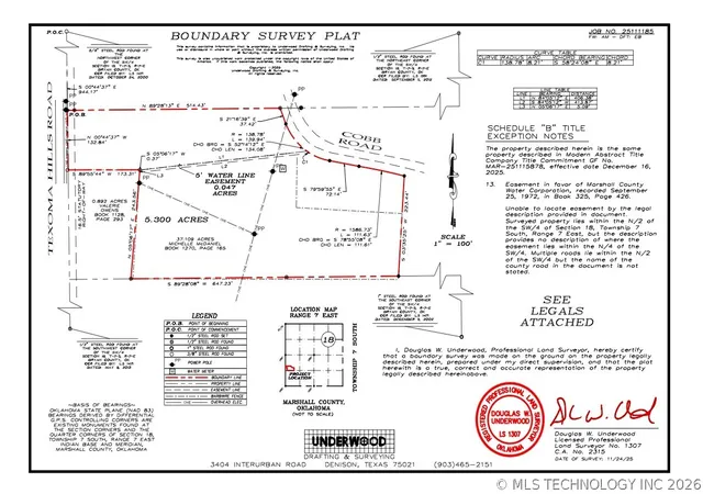 Photo 3 of Land for sale at Texoma Hills Rd, Kingston, OK 73439 | MLS# 2624389 | Listing updated on 2026-08-20