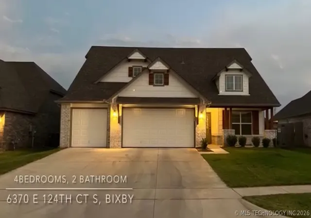 Photo 1 of Single family home for sale at 6370 E 124th Court S, Bixby, OK 74008 | MLS# 2625257 | Listing updated on 2026-08-27