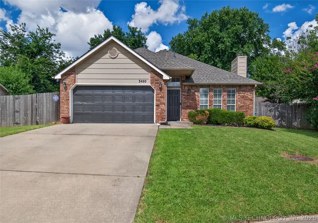 Photo 1 of Sale Pending at 3420 S 1st Street, Broken Arrow, OK 74012 | MLS# 2625790 | Listing updated on 2026-08-20