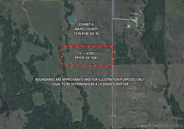 Photo 3 of Land for sale at 3 N 427 Road, Pryor, OK 74361 | MLS# 2625936 | Listing updated on 2026-09-25