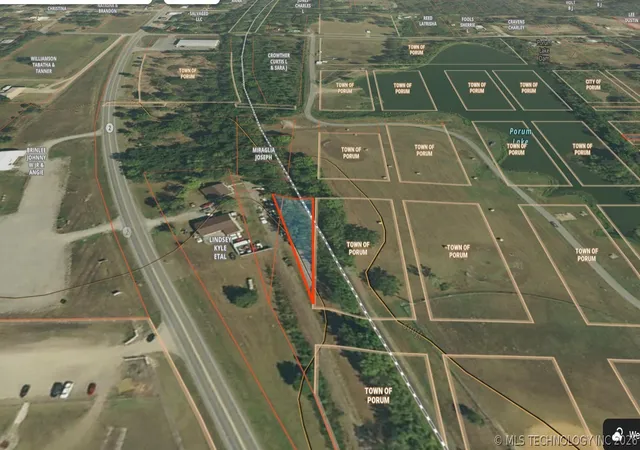 Photo 2 of Land for sale at 1 Arkansas Plz, Porum, OK 74455 | MLS# 2626330 | Listing updated on 2026-07-17