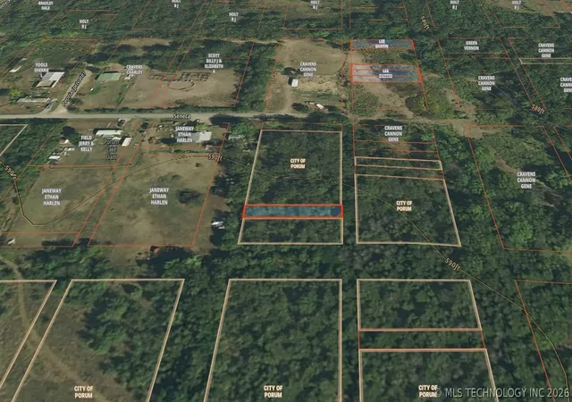 Photo 2 of Land for sale at 10 Quapaw St, Porum, OK 74455 | MLS# 2626356 | Listing updated on 2026-07-17
