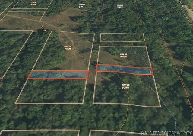 Photo 2 of Land for sale at 17 Crow St, Porum, OK 74455 | MLS# 2626363 | Listing updated on 2026-07-17