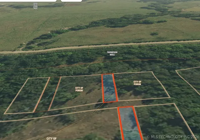 Photo 4 of Land for sale at 17 Crow St, Porum, OK 74455 | MLS# 2626363 | Listing updated on 2026-07-17