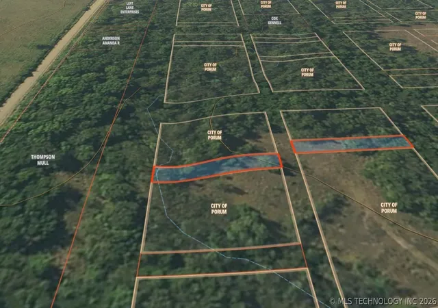 Photo 3 of Land for sale at 25 Apache St, Porum, OK 74455 | MLS# 2626364 | Listing updated on 2026-07-17