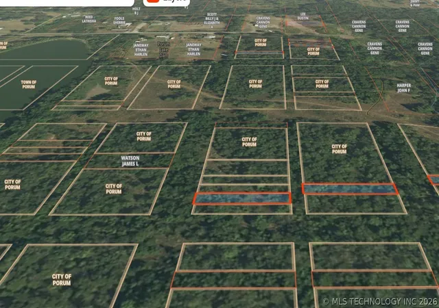 Photo 2 of Land for sale at 11 Quapaw St, Porum, OK 74455 | MLS# 2626366 | Listing updated on 2026-07-17