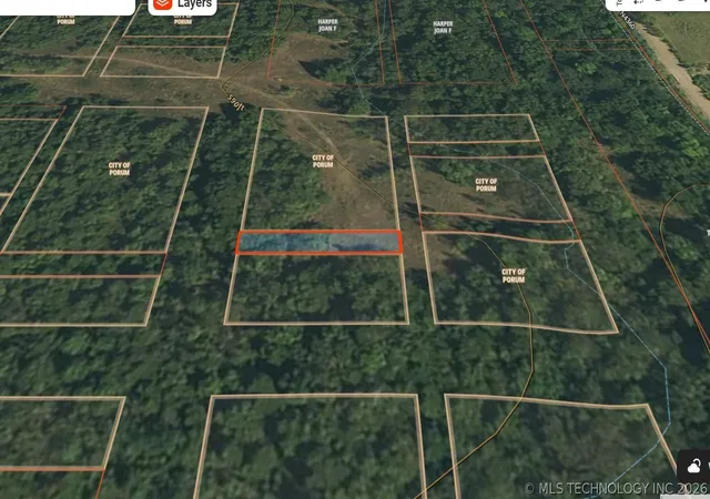 Photo 2 of Land for sale at 9 Apache St, Porum, OK 74455 | MLS# 2626362 | Listing updated on 2026-07-17