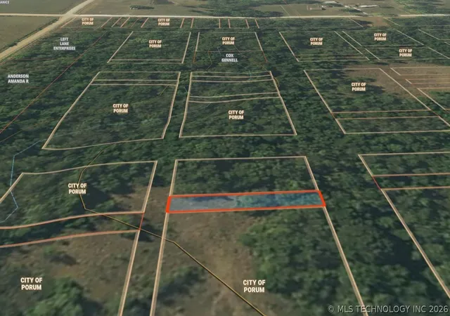 Photo 3 of Land for sale at 9 Apache St, Porum, OK 74455 | MLS# 2626362 | Listing updated on 2026-07-17